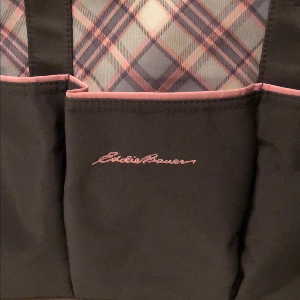 Eddie Bauer pink and brown baby 👶 bag - Picture 2 of 8